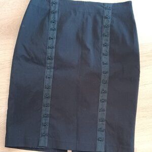 NWT lined skirt with front detail.